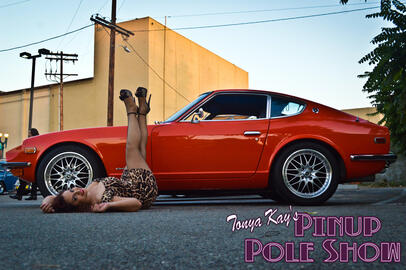 Pinup Pole Show Datsun 240z